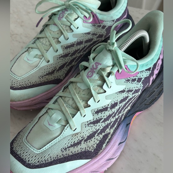 Hoka One One Speedgoat 5 Sunlit Ocean size 10B - Picture 5 of 10